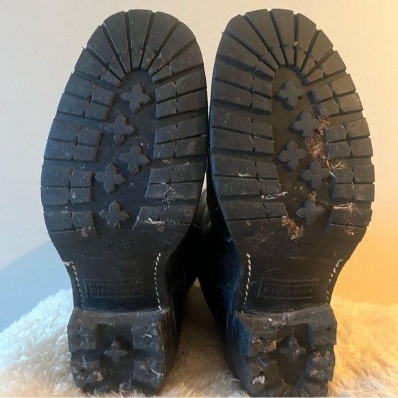 Dayton Vintage Black Motorcycle Boots